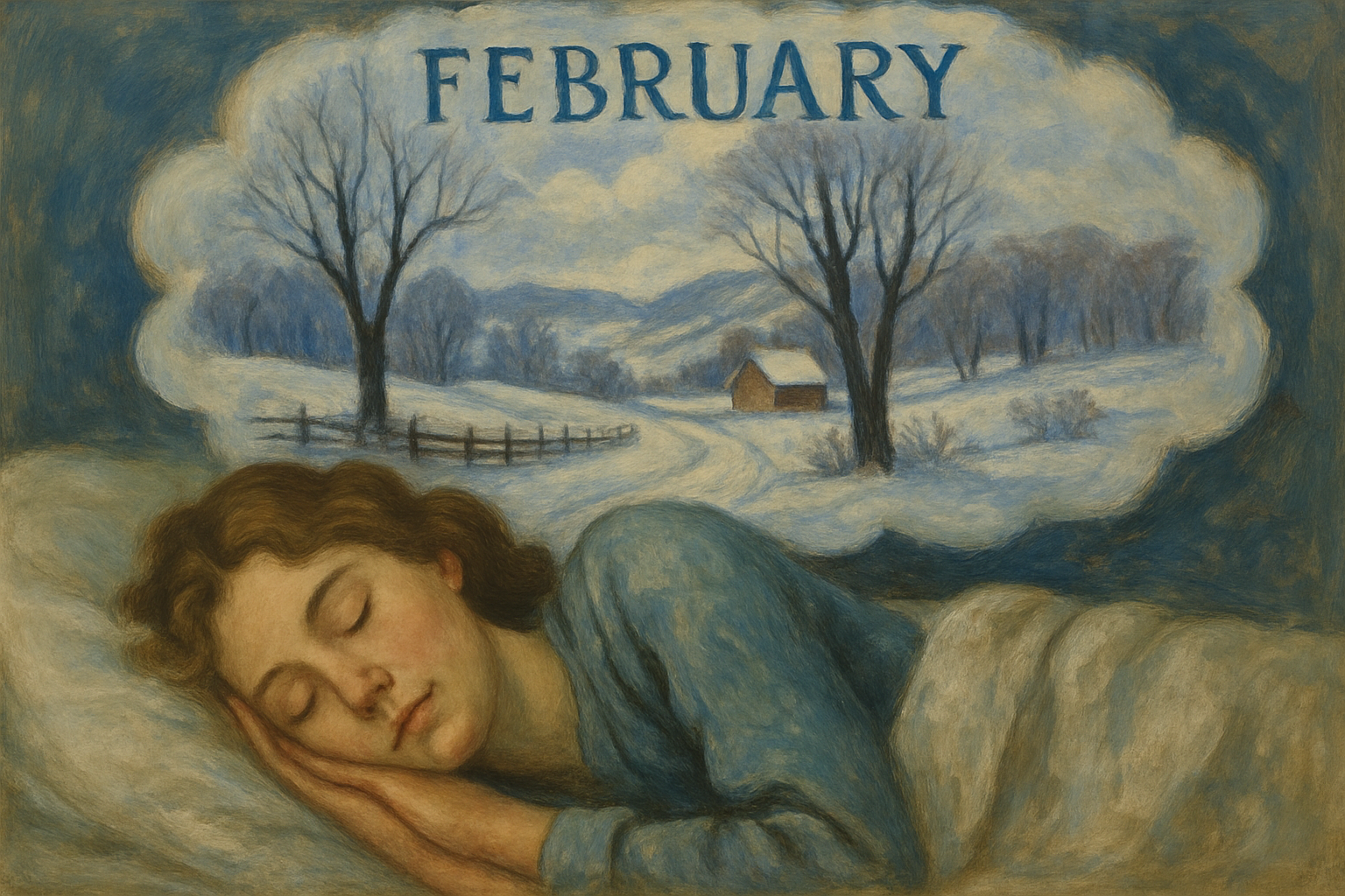 February Dreaming:  Old Out, the New In